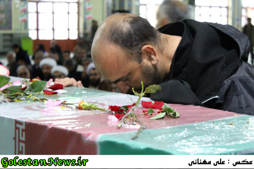 تصاویر استقبال از شهید گمنام در مصلی امام رضا علیه السلام علی آباد کتول